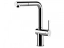 Gessi Inedito kitchen tap with pull out handshower 60433