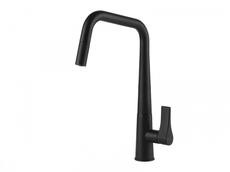 Gessi Proton kitchen tap with pull out handshower 17171