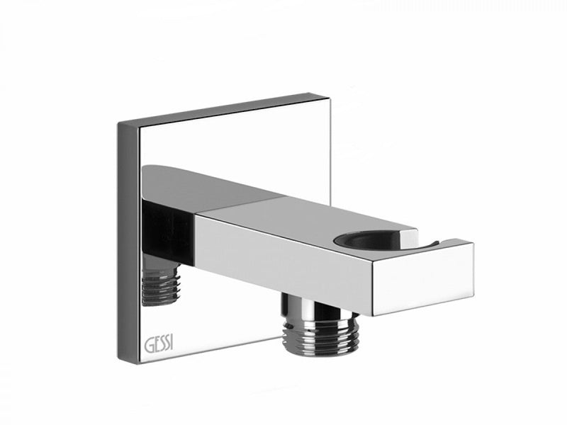 Gessi Rettangolo Shower water outlet with support 20161