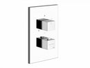 Gessi Rettangolo Shower thermostatic shower mixer with 3 ways diverter 20190