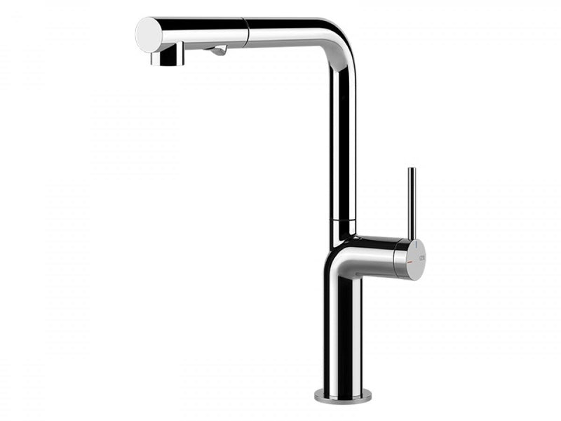 Gessi Stelo kitchen tap with pull out handshower 60311