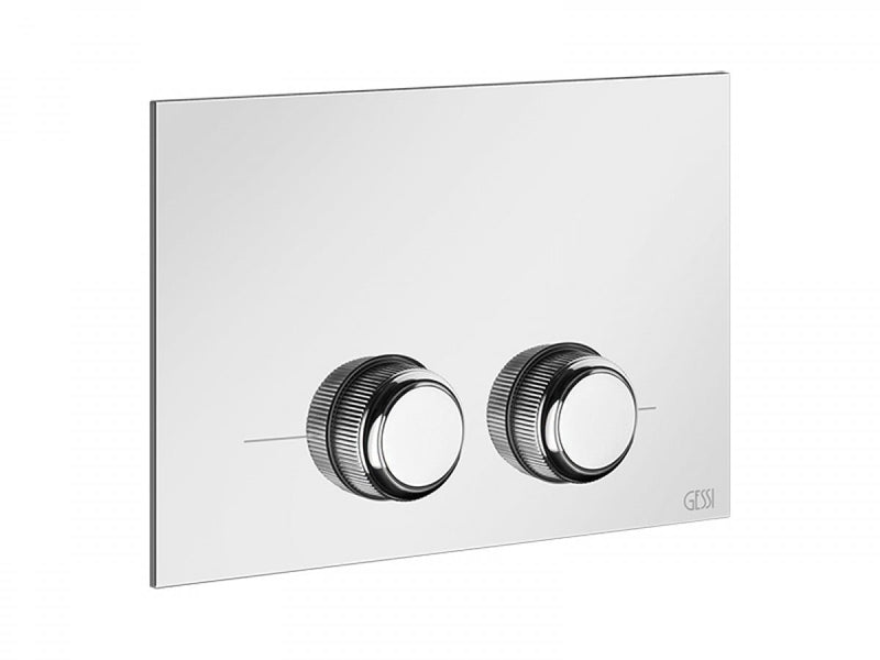 Gessi Venti20 flush plate with two buttons 54655