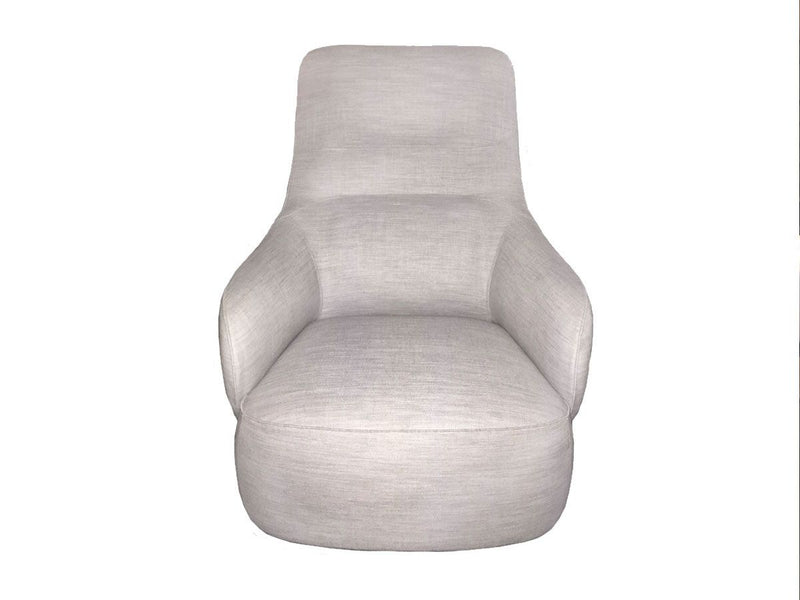 Giorgetti Caddy Bergere Armchair Silver 6548
