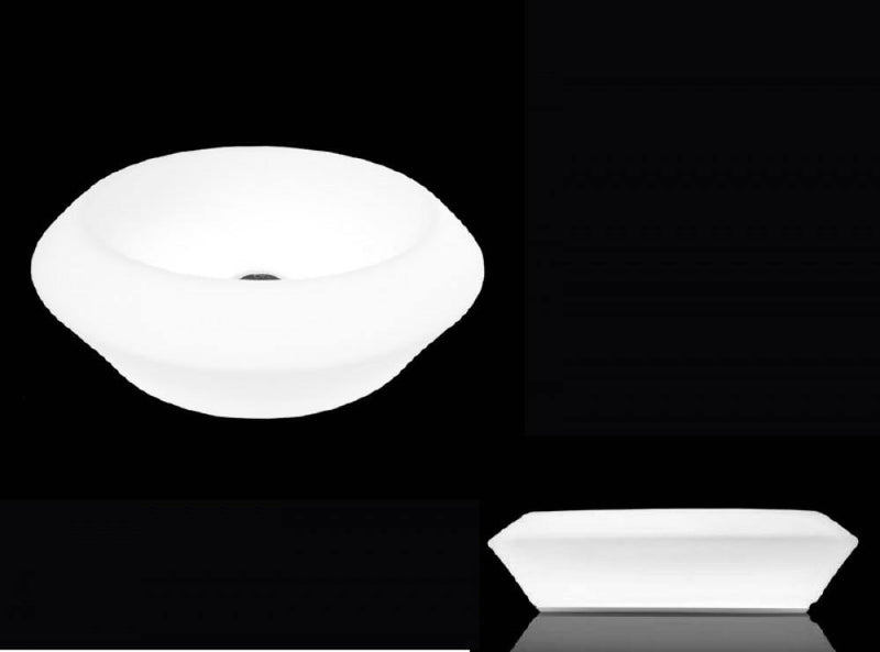 Glass-design Countertop basins Privileged Paths of Water countertop sink ISOLA SMALL ISOLASMT36 - Ideali