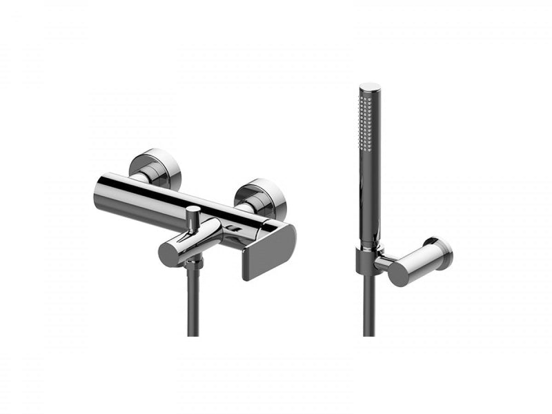 Graff Java single lever hot tub tap with handshower EX11176LM54XPC