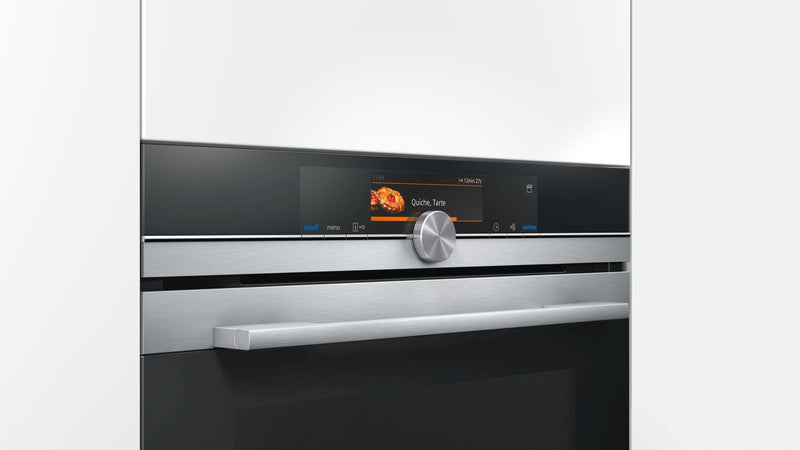 Siemens iQ700 Built-In Oven added Steam 60x60cm HR678GES6B - Ideali