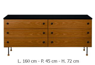 Gubi Grossman Dresser 6 62 Series - Ideali
