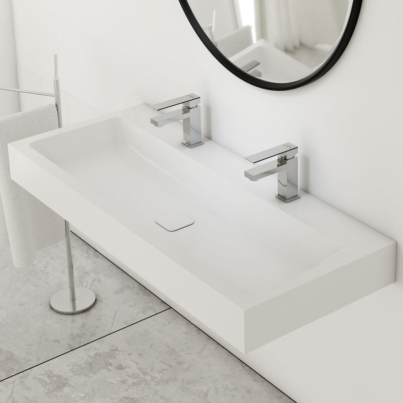 Kaldewei Double Washbasin and Steinberg Fitting Set