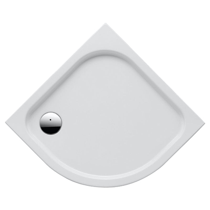 Geberit Renova quadrant shower tray white