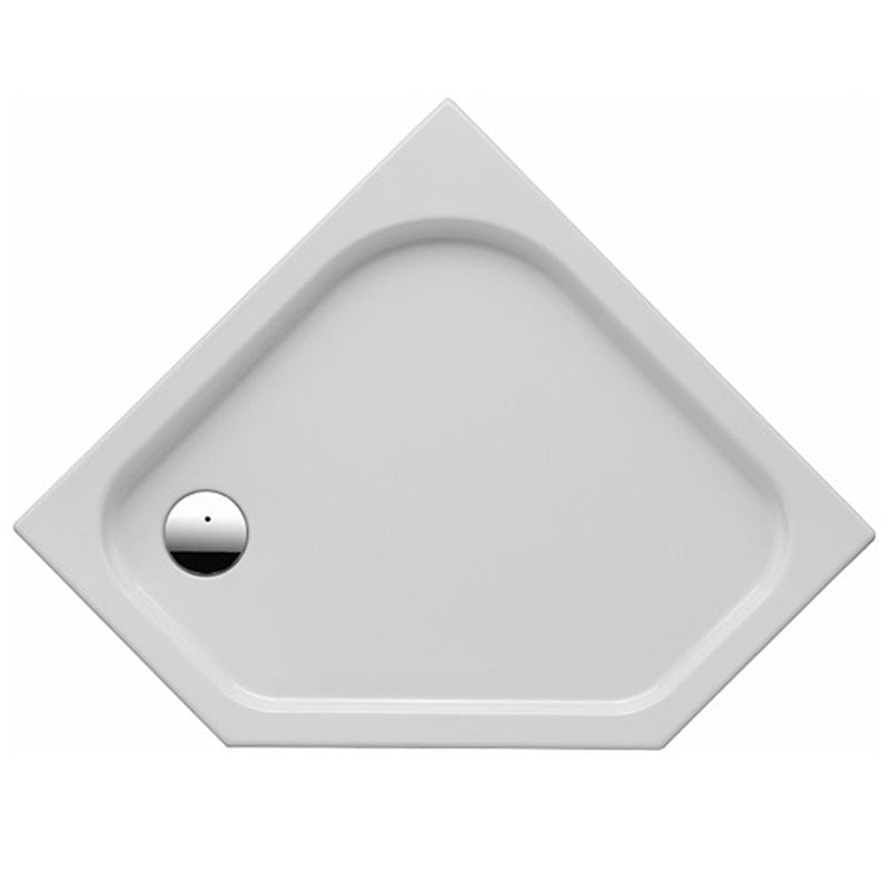 Geberit Renova pentagonal shower tray white