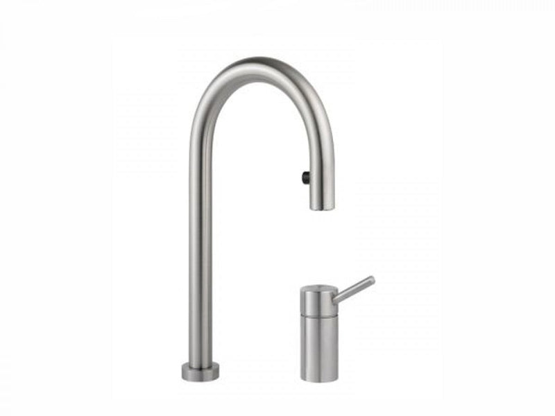 KWC Inox 2 holes kitchen tap with led 115.0315.703