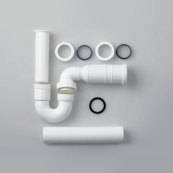 LAUFEN flexible waste connection with siphon