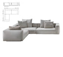 Flexform Lario Angular Sofa - Ideali
