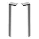 Laufen Space Set Of 2 Feet For Bathroom Furniture Aluminium - Ideali