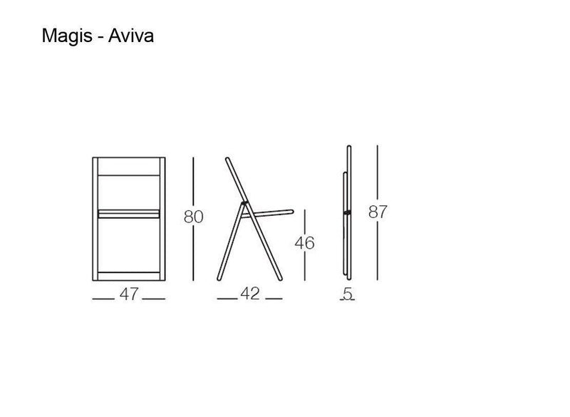 Magis Aviva Folding Chair - Ideali
