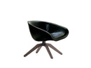 B&B Italia Mart Swivel Leather Armchair
