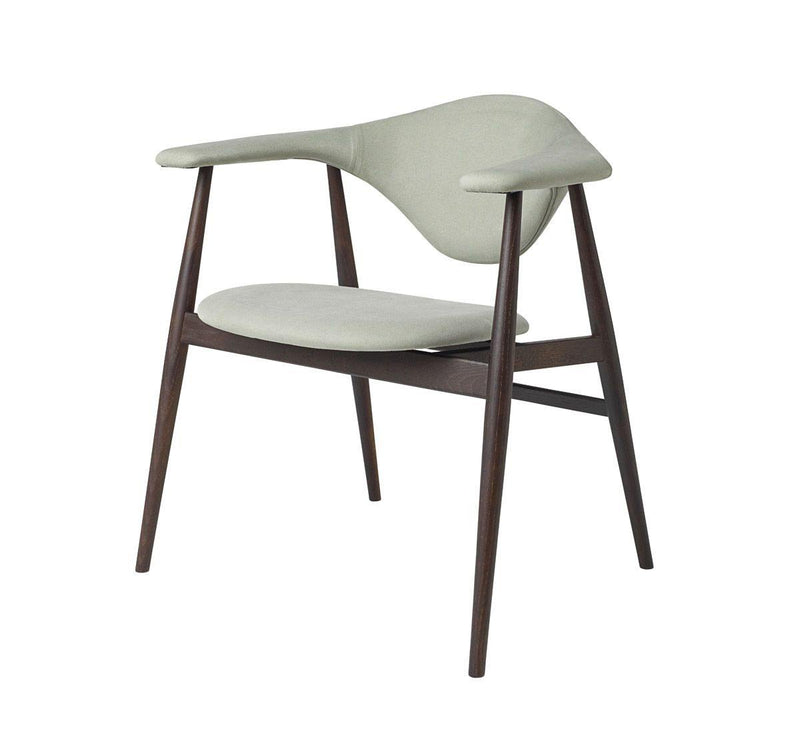 Gubi Masculo Dining Chair - Wood Base - Ideali