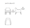 Giorgetti Mobius 63912 Armchair