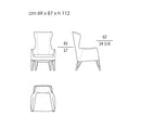 Giorgetti Mobius 63932 Armchair