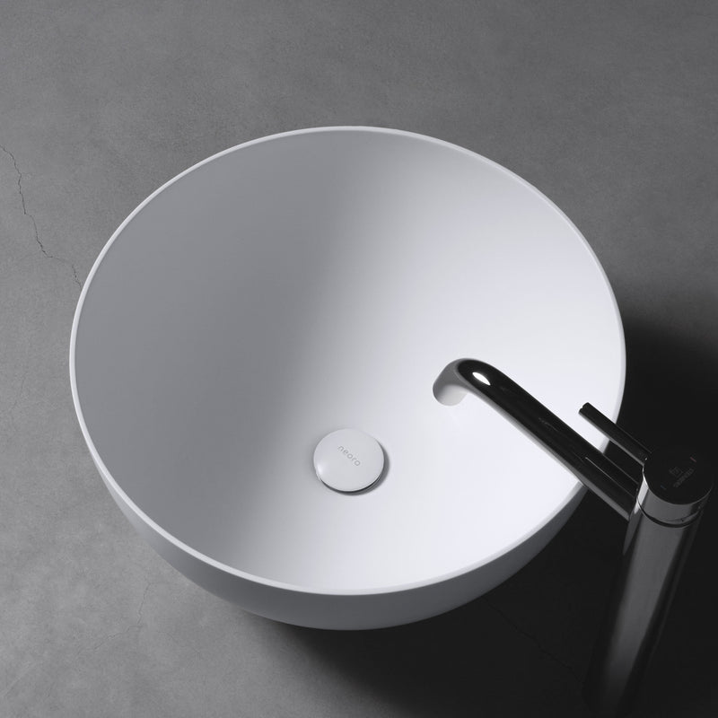 neoro n50 countertop washbasin: aesthetically pleasing walls