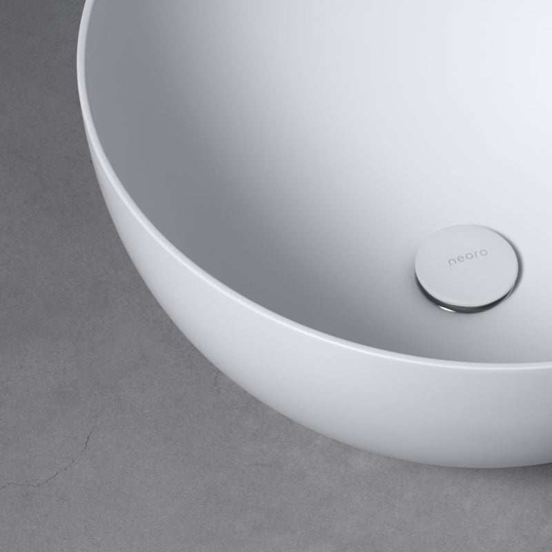 neoro n50 countertop washbasin: aesthetically pleasing walls