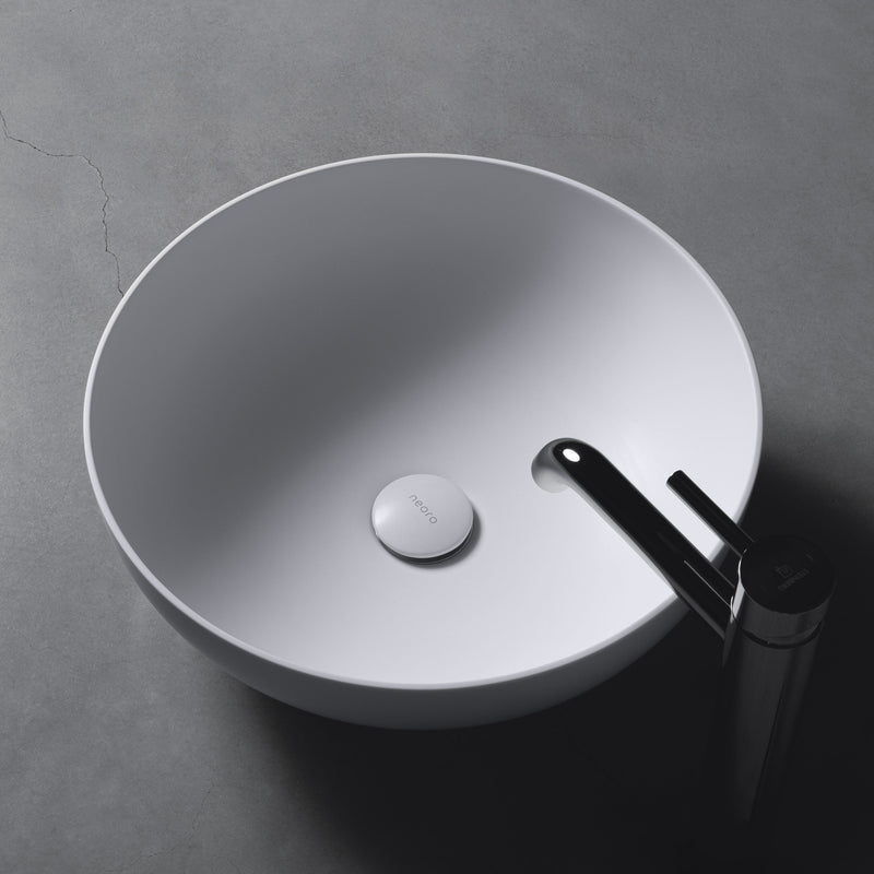 neoro n50 countertop washbasin: slender designs