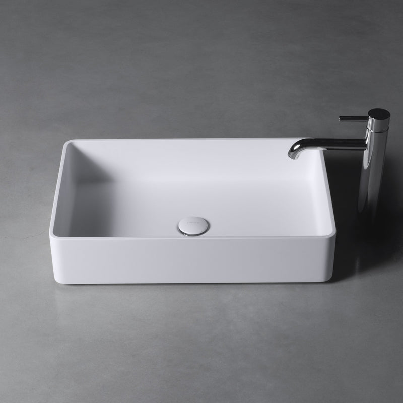 neoro n50 countertop washbasin: seamless cutting-edge design