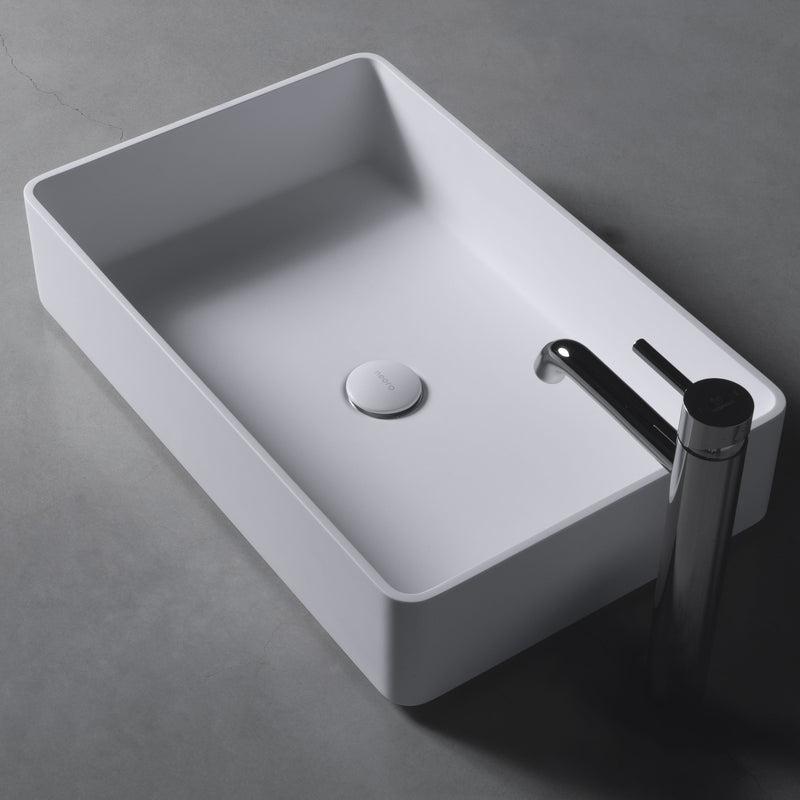 neoro n50 countertop washbasin: seamless cutting-edge design