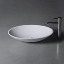 stylish floating oval: neoro n50 countertop washbasin