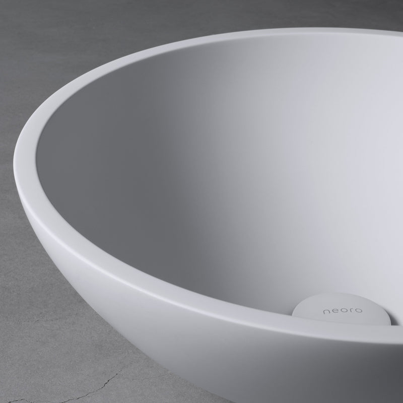 timelessly aesthetic curves: neoro n50 countertop washbasin