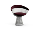 Platner Armchair - Nickel / Velvet Wine