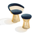 Platner Stool - Gold Base