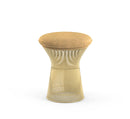 Platner Stool - Gold Base
