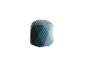 B&B Italia Tramae Outdoor Pouf - 46,5 cm / Night Blue Interlacing - Ideali