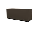 B&B Italia Gli Scacchi Modular Pouf - Regina Thick Leather Tortora 280 / Black Base - Ideali