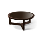 Giorgetti Reverso Round Coffee Table Crystal Glacè