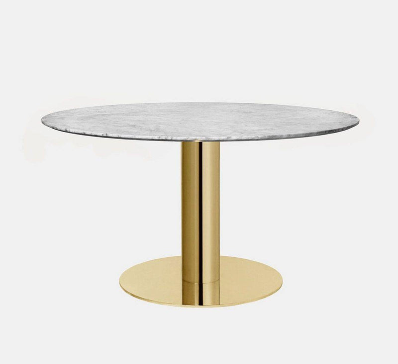 Gubi 2.0 Round Dining Table/Marble Top - Ideali