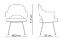 Saarinen Conference Armchair - Steel Legs - Ideali Premium Homeware