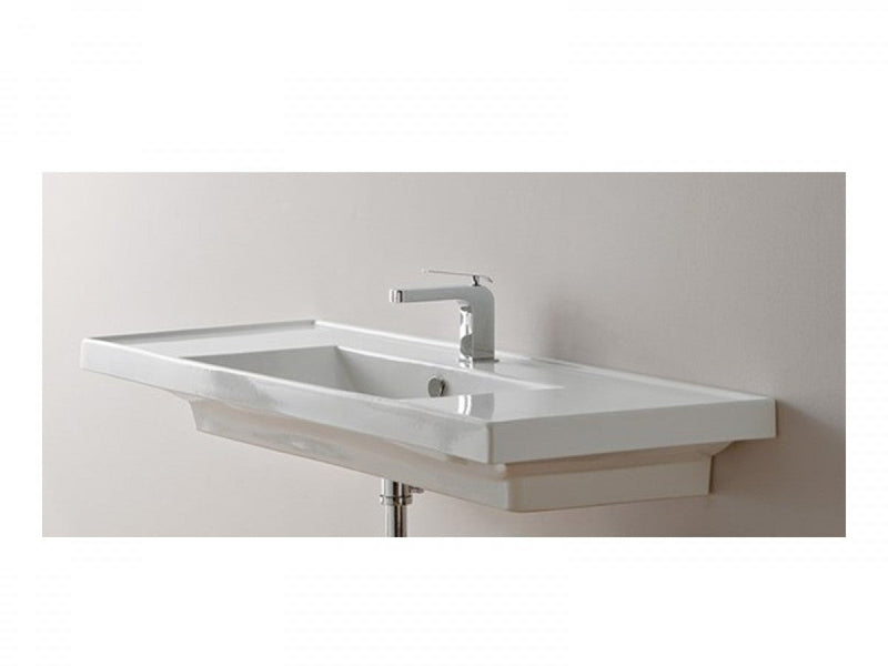 Scarabeo ML built-in sink with double shelf 3007