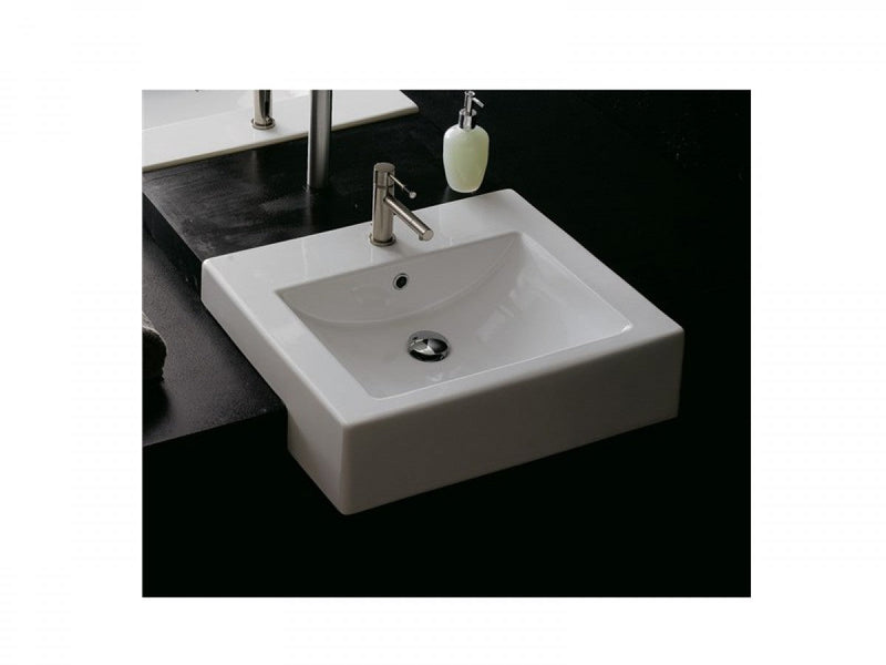 Scarabeo Square 60D semi built-in sink 8007D