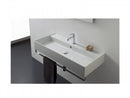 Scarabeo Teorema 2.0 100R B double hole countertop sink 5106R-100B