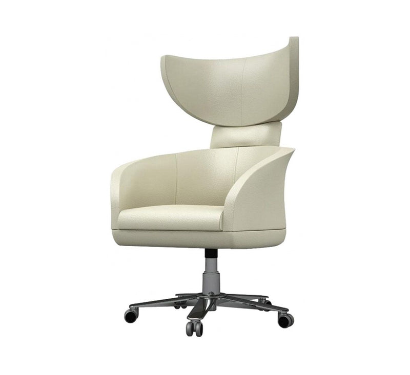 Giorgetti Selectus Swivel Wing Chair with Castors