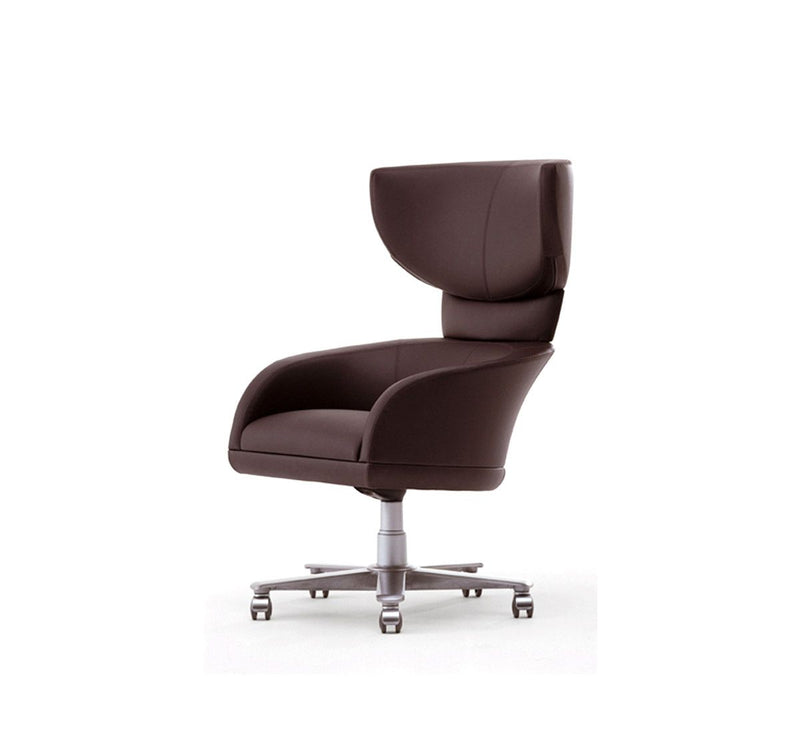 Giorgetti Selectus Swivel Wing Chair with Castors