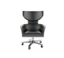 Giorgetti Selectus Swivel Wing Chair with Castors