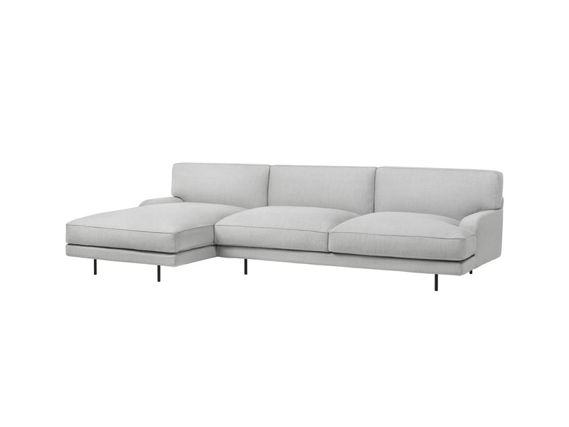 Gubi Flaneur Two Seater Sofa and Chaise Longue - Ideali