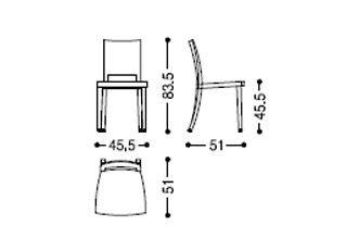 Riva 1920 Pimpinella Wood Chair - Ideali