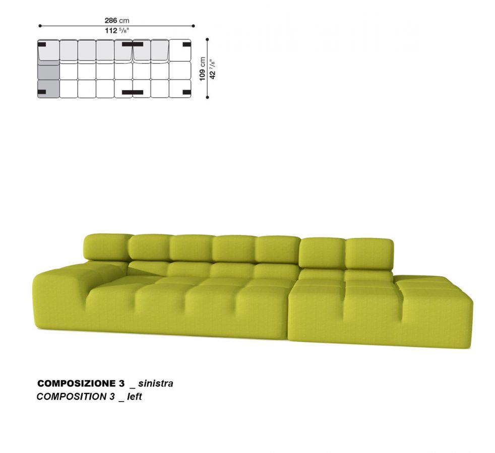 B&B Italia Tufty-Time Sofa Collection: Prices up to 40% off