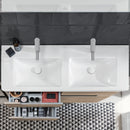 Villeroy &amp; Boch Subway 2.0 double vanity washbasin white, with CeramicPlus, with overflow