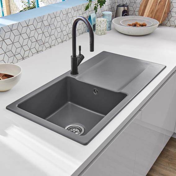 Villeroy & Boch Siluet 60 Built-In Sink With Draining Board - Ideali