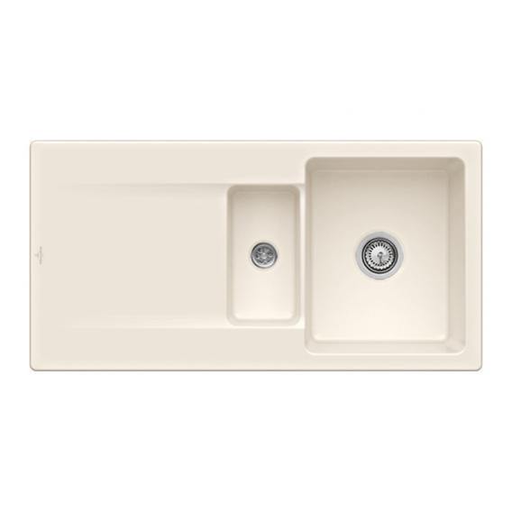 Villeroy & Boch Siluet 60 R Built-In Sink With Draining Board - Ideali